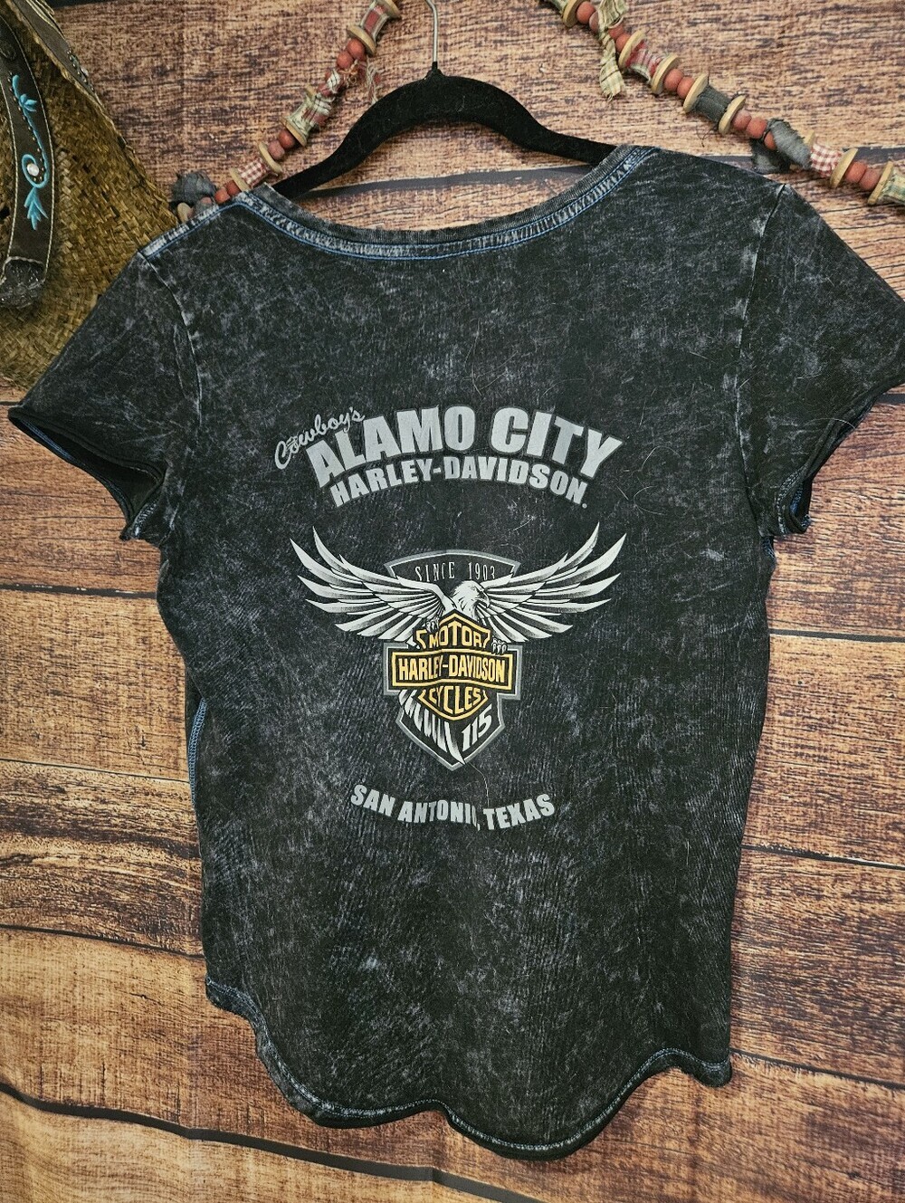 NWOT "HARLEY DAVIDSON- ALAMO CITY" SIGNATURE TSHIRT! MED